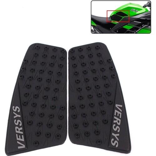 For KAWASAKI Nijia650 KLE650 Versys650 Motorcycle Protector Anti slip Tank Pad Sticker Gas Knee Grip Traction Side Decal