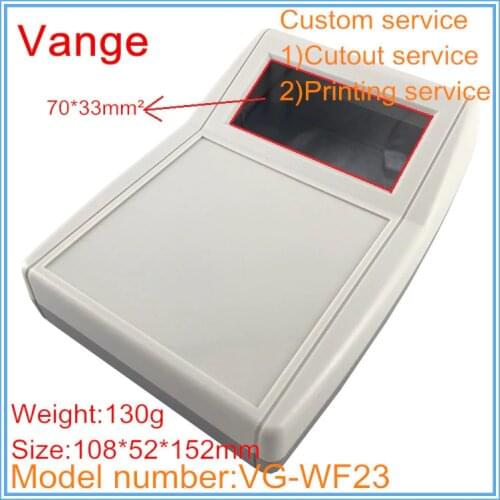 1pcs/lot professional outlet box 108*52*152mm ABS plastic instrument housing diy case for electronics amplifier launcher chassis