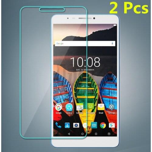 2 Pcs 9H 0.3mm Tempered Glass Screen Protector for Lenovo Tab3 Tab 3 7 Plus TB-7703X TB-7703F 7.0 inch Tablet Glass Guard Film