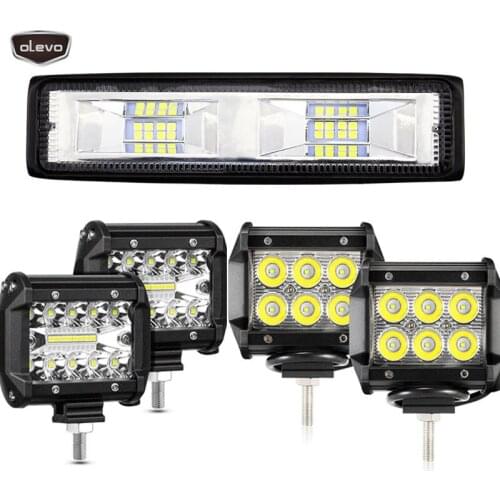 2PCS LED Car Work Light LED Headlight 60W 48W 36W Fog Light Spotlight LED Light Bars Auto Boats Driving Lamp Tractor Off Road