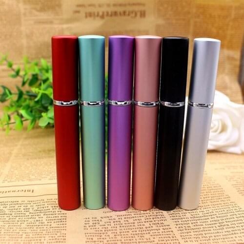 L14-4ML Little Long Light Aluminum Perfume Glass Spray Cosmetic Tube Bottle 2PCS/LOT