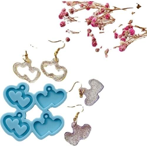 Earring Resin Mold Small Silicone Earring Mold Earring Jewelry Epoxy Resin Casting Resin Jewelry Making Resin Diy Craft