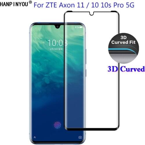 For ZTE Axon 11 5G / Axon 10 10s Pro 5G 6.47" 3D Full Coverage Curved Tempered Glass 9H Premium Screen Protector Film