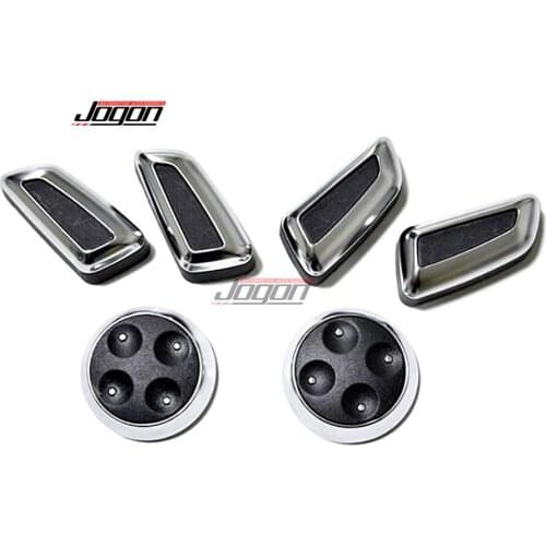 Seat Adjustment Button Cover For Volkswagen VW Passat CC B7 Tiguan 2010-2015 Chrome Switch Sticker Black & Beige Replacement