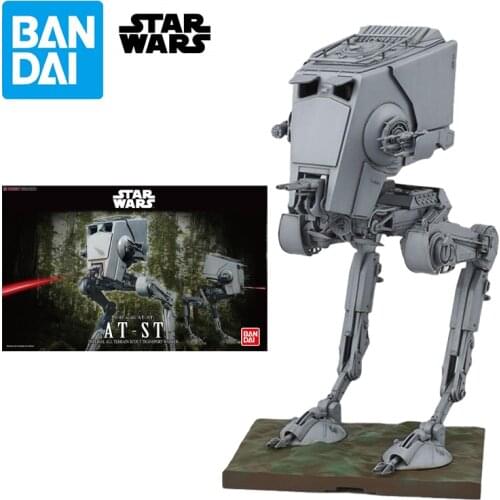 Bandai Star Wars 1/48 AT-ST All Terrain Reconnaissance Transport Aircraft Assembled Model Action Figure Decoration Toys Gifts