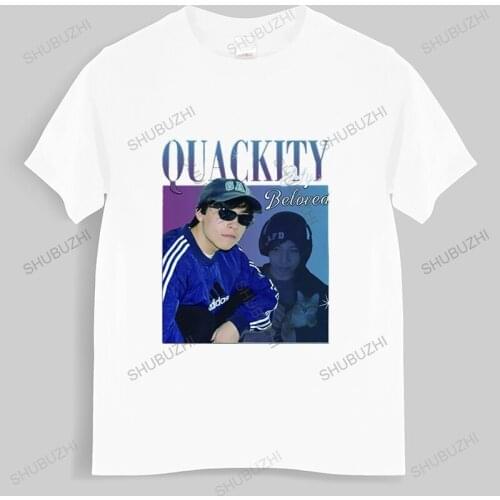 Fashion New Quackity My Beloved T Shirt 100% Cotton Funny Geek Casual Tops Tee Homme EU Size Breathable tee Couples Streetwear