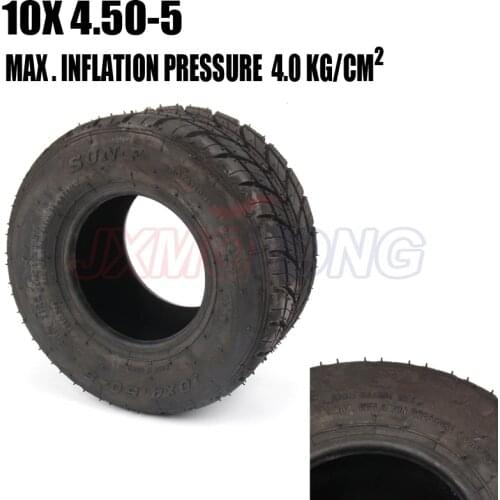 High quality tyre 10x4.50-5 Knobby Scooter, ATV and Go Kart Tire and Tube Set