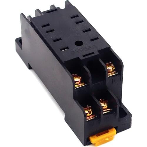PYF08A relay socket(10Pcs) HH52P MY2 relay socket rele base good quality 8pin feet electromagnetic power relay socket