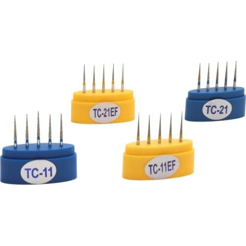 Dental Diamond Burs Medium FG 1.6M for Dental High Speed Handpiece Dental Air Turbine From TC Serials