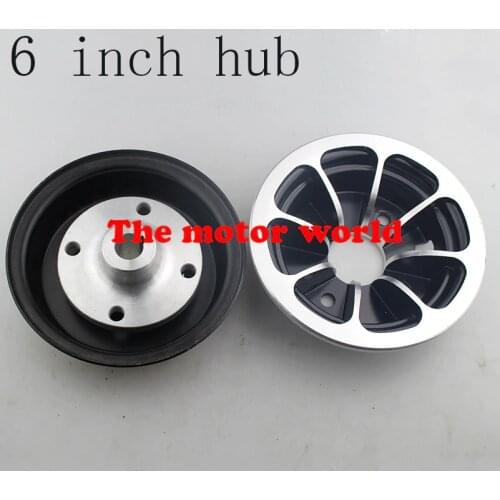 2019 Hot Sale 6 Inch Aluminum Alloy Wheel Hub with Good Reputation for 4.10/3.50-6 Tyres Inner Tube 6 '' ATV Kart Car Scooter