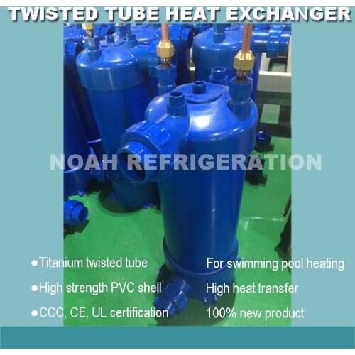 30KW / 102,000 Btu High heat transfer heat pump heat exchanger, tube heat exchanger