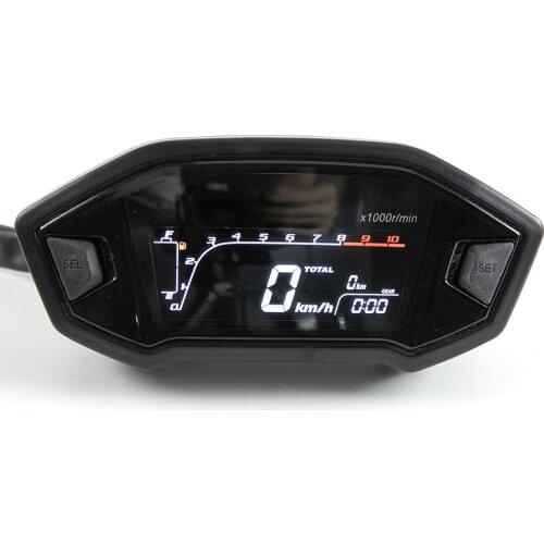 Motorcycle Bike Universal LCD Digital Speedometer Odometer for 2 4 Cylinder Models Waterproof Tachometer Motorcycle Accessories