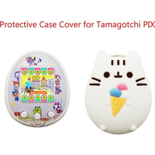 Hard Carrying Protective Case Cover For Tamagotchi PIX Cartoon Electronic Pet Shell Silicone Game Machine For Kids Toys Gifts