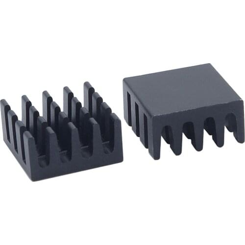 10/100pcs Aluminum Heatsink 14*14*7mm Computer Electronic Chip Cooling Routing Electronic Radiators Graphics Cooling Block