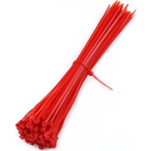 15pcs Nylon Cable Ties 4 mm x 200 mm Self-locking Plastic Zip Ties Colours Select