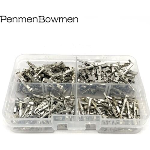 200Pcs 1.5/3.5 MM Auto Crimping Wire Terminal Automotive Male Female Connector For VW 964274-2 964269-2 929939-3 964286-1