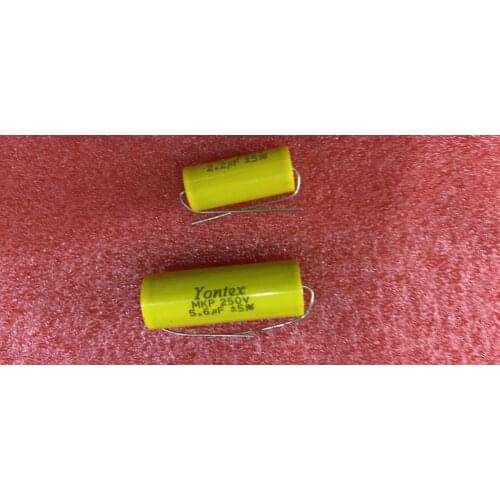 250V 1.5 1.8 2.2 3.3 18 20 47UF audio frequency divider capacitor Y series yellow metal film electrodeless audio capacitor