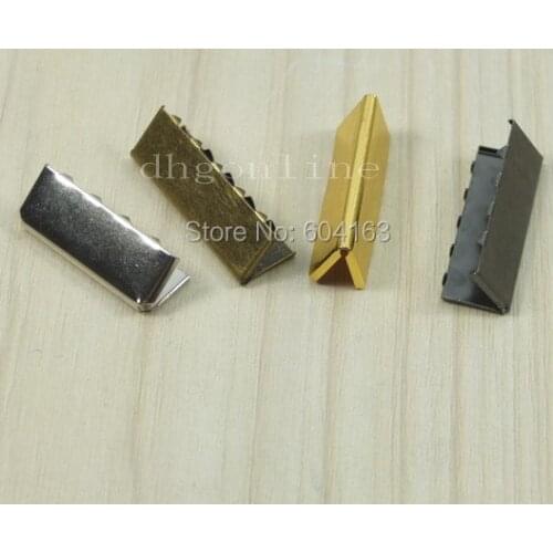 30 pcs Belt End Tip Buckle for Cotton Webbing Tag Bag 1" 25mm