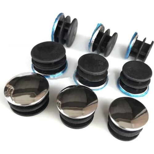 5Pcs Plastic Round Caps Inner Plug 20mm 22mm 25mm Protection Gasket Dust Seal End Cover Caps For Pipe Bolt Furniture