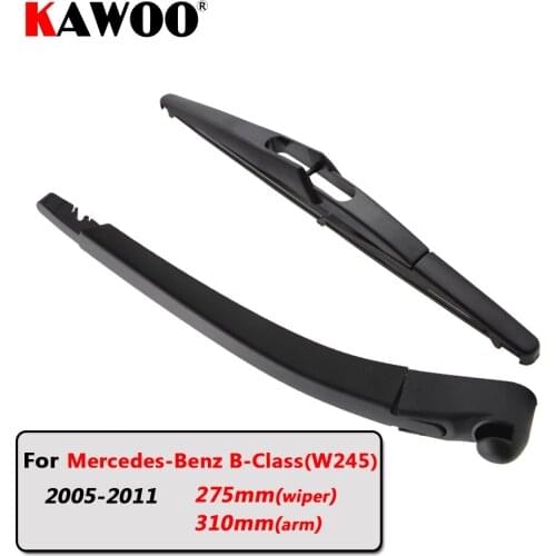KAWOO Car Rear Wiper Blades Back Window Wipers Arm For Mercedes-Benz B-Class(W245) Hatchback (2005-2011) 275mm Windscreen Blade