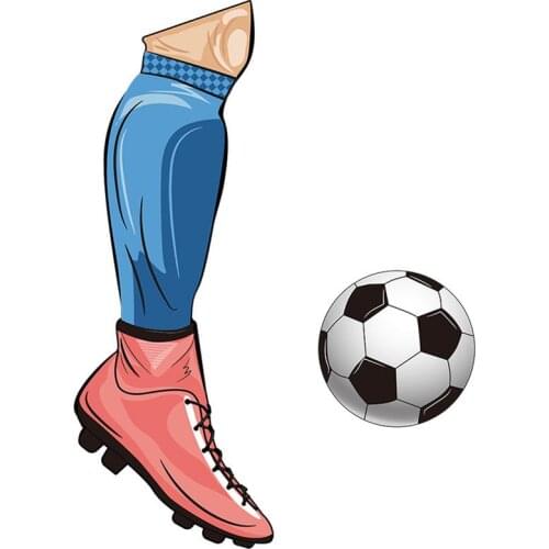 Football Printing car decoration for football fan Rear Wiper Stickers ,Waving Rear Wiper Decal Sticker Looks like play football