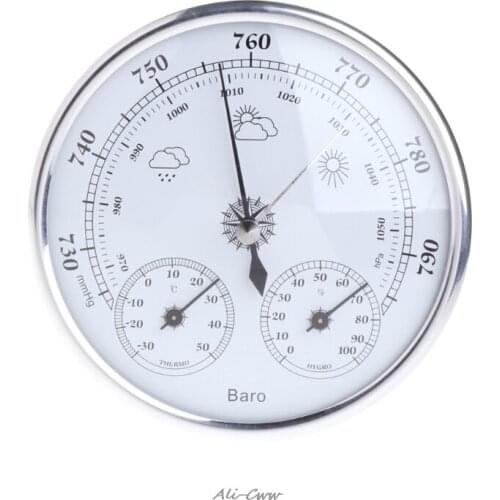 Household Weather Station Barometer Thermometer Hygrometer Wall Hanging high accuracy pressure gauge air weather instrument