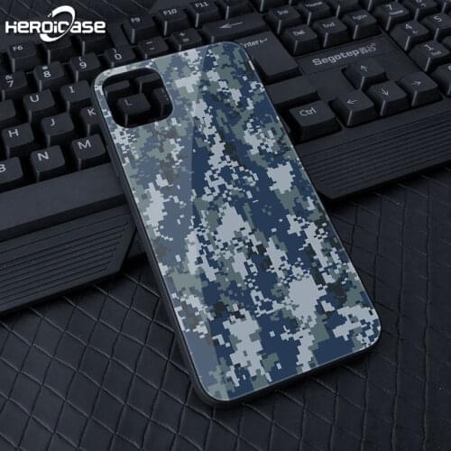 US ARMY Digital Camouflage Cases Covers For iPhone 12 11 Pro Max Mini NWU UCP OCP Luxury Hard X Xs XR 10 8 7 6 6s Plus SE 2020