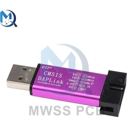 DAPLink Emulator Burner Based On CMSIS-DAPLink Download Support For HID Device SWD Keil Replace ST-Link V2 With DuPont Cable