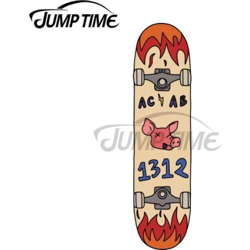 JumpTime 13 x 4.2cm For ACAB Skateboard Car Sticker Funny Graphics Windshield Graffiti Stickers RV VAN Decoration Fine Decal