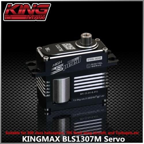 KINGMAX CLS1307L-51g BLS1307M--49g digital brushless steel gear mini servos Suit for 1/8, 1/10 racing car,electric drift car