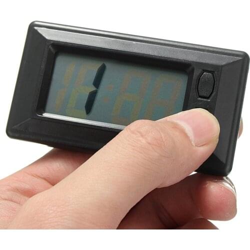 Hot Ultra-thin LCD Digital Display Car Vehicle Dashboard Clock with Calendar Display Mini Portable Automobile Accessories