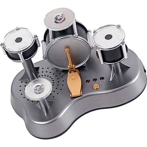 Mini Finger Drum Set Touch Drumming LED Light Percussion Music Toys Age 5