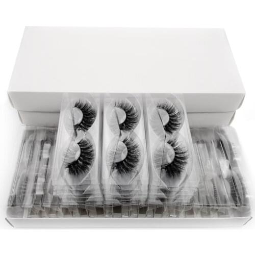 Wholesale False Eyelashes 20/30/50 PCS Lashes In Bulk 3d Mink Lashes Wholesale Eyelashes Natural Mink Eyelashes Makeup Lashes