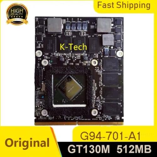 Original GT130M GT 130M G94-701-A1 VGA Graphic Video Card 512MB for Apple iMac Early 2009 24" A1225 Fully Tested
