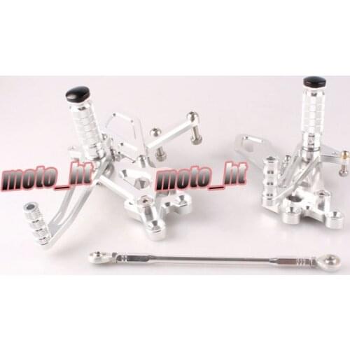 GZYF Motorcycle Adjustable Rearset Rear Set Footpegs Foot Rest Pegs For Kawasaki Ninja ZX10R ZX1000C 2004 2005