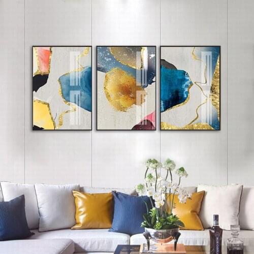 Frameless Modern Minimalist Poster Living Room Sofa Background Wall Home Decoration Abstract Bedroom Printing Hanging Painting