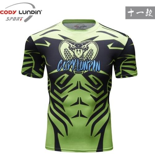 Sport Compression Shirt Men Quick Dry Crossfit Short Sleeve Fitness Sweatshirt Training Bodybuilding Workout Running Gym T Shirt