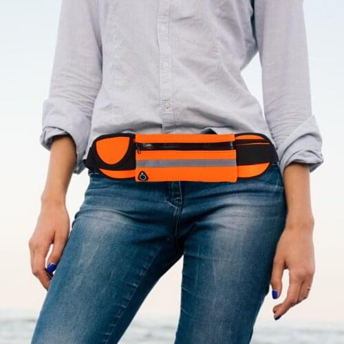 RProfessional Running Waist Bag Sports Belt Pouch Mobile Phone Case Men Women Hidden Pouch Gym Sports Bags Running Belt Waist Pa
