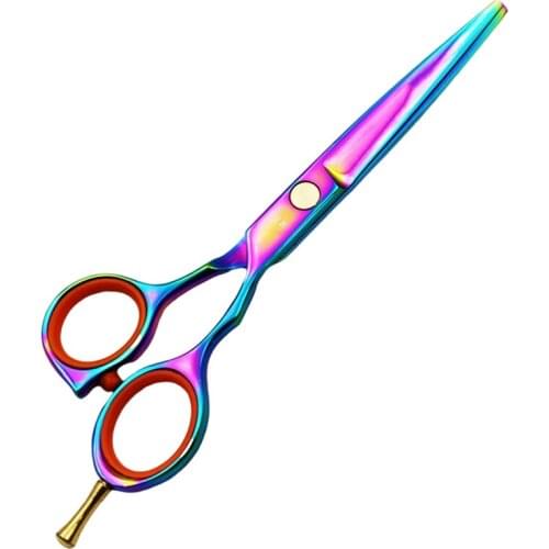 Japanese Steel Hair Cutting Scissors Thinning Shears Hairdressing 5.5 Golden Hair Grooming Scissors