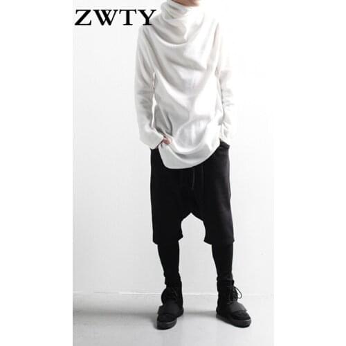 ZWTY Men's Long T-shirts