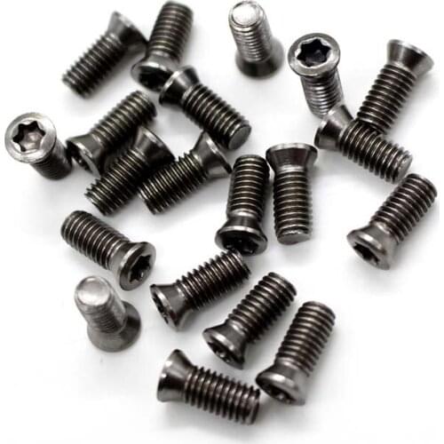 10pcs M4 x 8mm Insert Torx Screw for Replaces Carbide Inserts CNC Lathe Tool