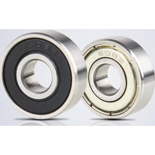 200Pcs 608 2RS Ball Bearing ABEC-5 8X22X7 mm Deep Groove Steel Sealed Ball Bearings 608-2RS 608-ZZ Stainless steel\Carbon steel