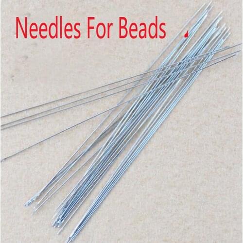 30pcs/lot 0.8*120mm wholesale stainless steel Needles for Beads,Needles for jewelry making