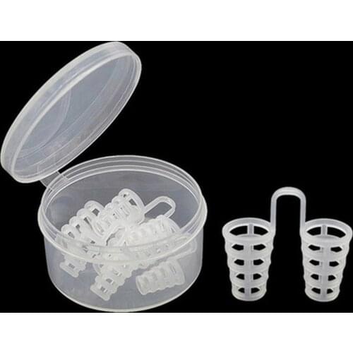 4 Pcs/Box Anti Snore Apnea Nose Clip Anti-Snoring Breathe Aid Stop Snore Device Sleeping Aid Equipment Stop Snoring