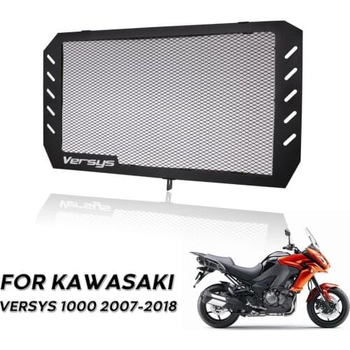 Motorcycle accessories water tank mesh grid cooling shield mesh water tank cover is suitable for Kawasaki Versys 1000 2007-2018