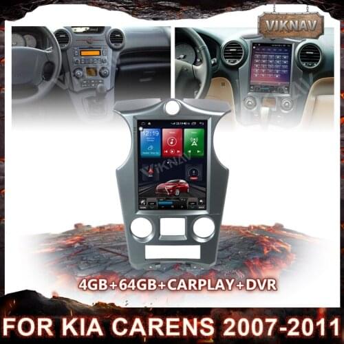 10.4 inch Touch Screen Android 10.0 GPS Navigation Car Radio For Kia Carens 2007-2011 Car Multimedia Player Head Unit 8 core