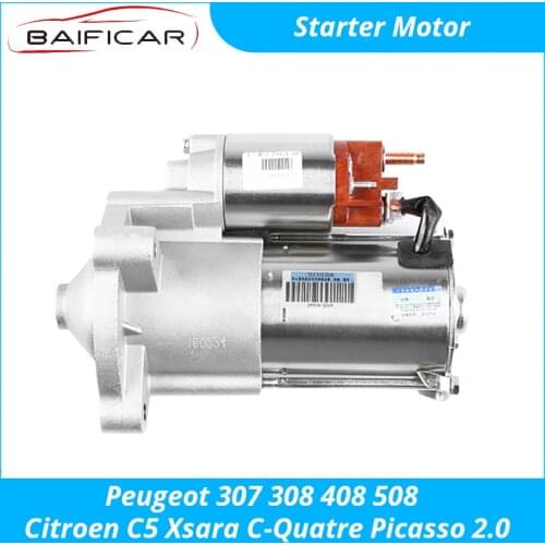 Baificar Brand New Genuine Starter Motor 9652143980 For Peugeot 307 308 408 508 Citroen C5 Xsara C-Quatre Picasso 2.0