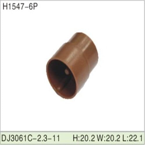 Free shipping 500pcs DJ3061C-2.3-11 6Pin 2.3mm AMP Car Electrical Wire Connectors for VW,BMW,Audi,Toyota,NISSAN AND other