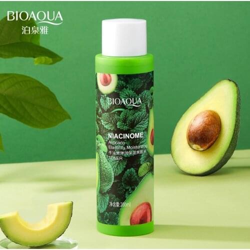 Bioaqua Avocado play embellish moisturizing toner contractive pore caress skin hydrating oil-control toner