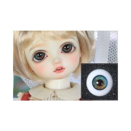 BJD doll eyeballs are suitable for 12mm 14mm16mm18mm small iris rainbow colored glass doll accessories